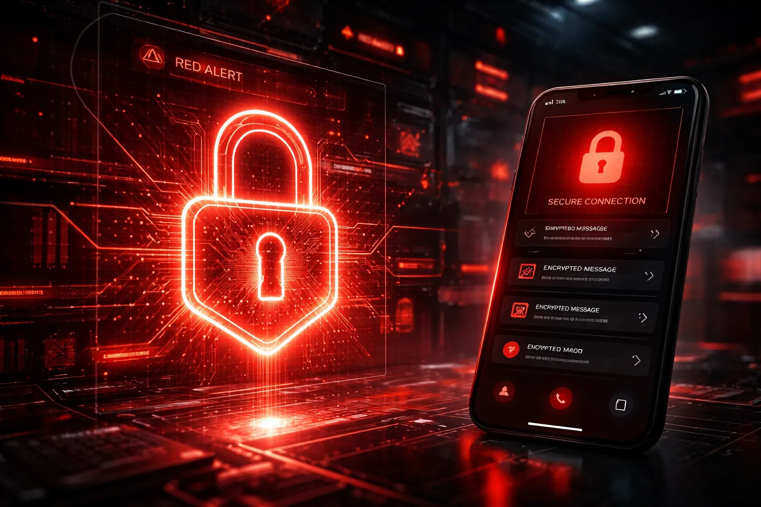 Red alert secure communication